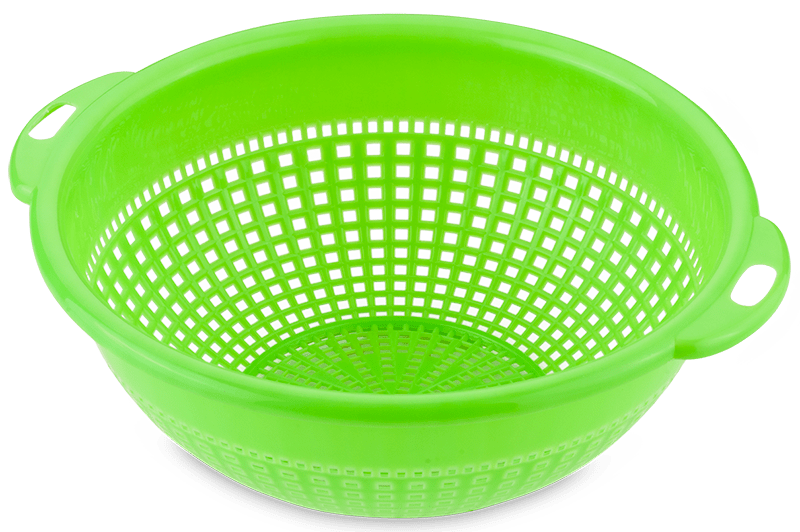 Colador de pasta plástico verde Alfa Hogar –