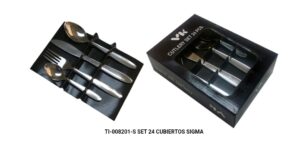 Juegos De Cubiertos De 24pzas - Sigma