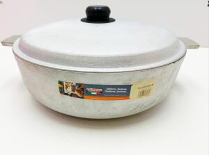 Caldero Flonal Aluminio C/Tapa 24cm