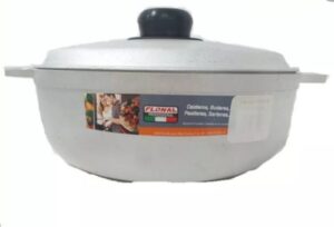 Caldero Paellera Aluminio C/Tapa 30cm - Flonal