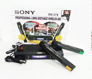 Micrófonos Profesional Sony Inalámbrico Doblé