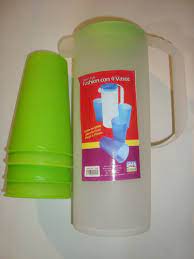 Alfa Hogar Jarra 1.5 Ltrs 4 Vasos Pack 2115