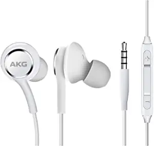 Auriculares estéreo Samsung Galaxy S10(cable trenzado, con micrófono).