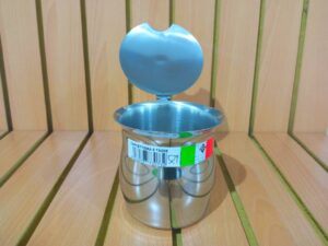 Cafetera con tapa FR 8 TZ acero inoxidable.
