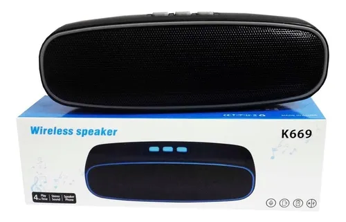 Corneta Portatil K669 Usb Bluetooth iPod Celular