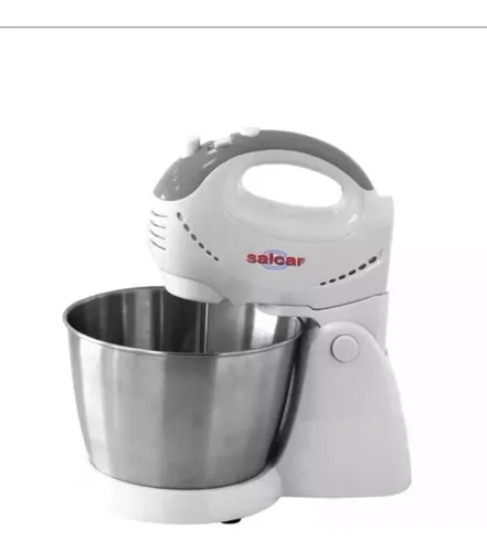 Batidor 300w (Pedestal incluido) 5 Velocidades Bowl de acero inoxidable - Salcar
