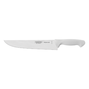 Cuchillo Cocina Tramontina Premium, Acero Inoxidable y Polipropileno Blanco 10"