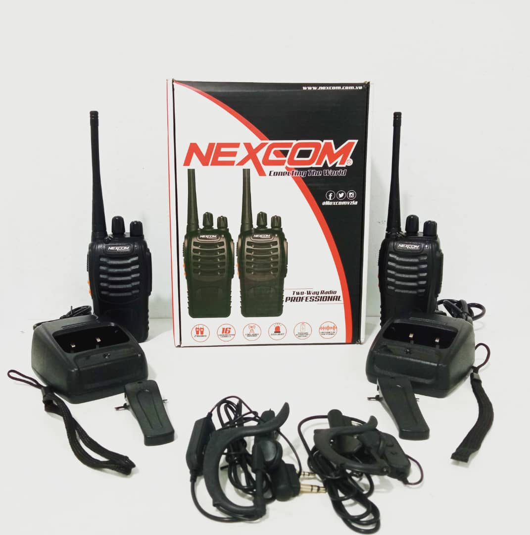 Radio Portátil Transmisor Walkie Talkie Nexcom (2-pack)