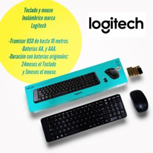 Teclado/Mouse Logitech Mk220 Wireless